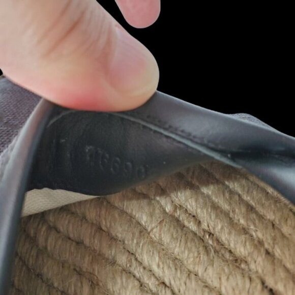 Gucci Monogram GG Canvas Slip On Espadrille Flats - Picture 5 of 7